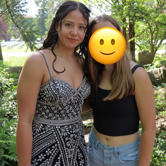 Jovani sequin lace back prom dress - Picture 2 of 7